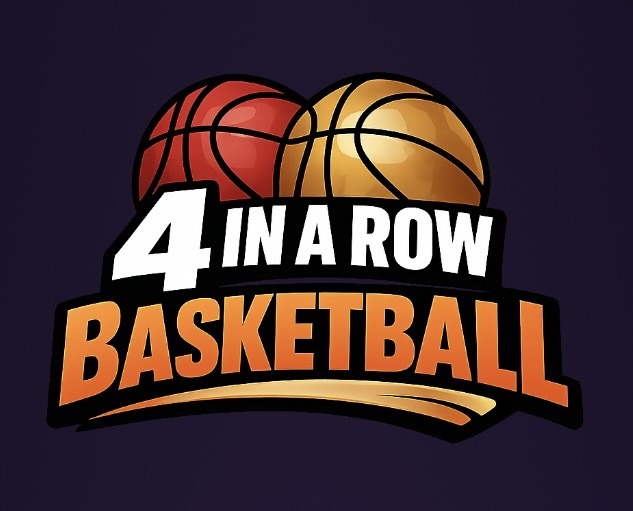 4 In A Row Basketball Logo